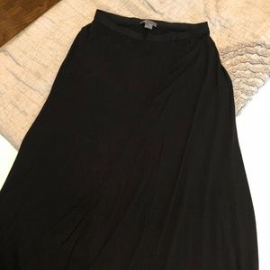Vince Black Maxi Skirt